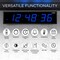 Ivation 24 in. Large Digital Wall Clock, LED Digital Clock with Timer and Alarm